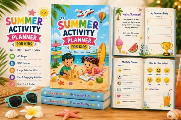 Download Summer Activity Planner for Kids - Planner Collection