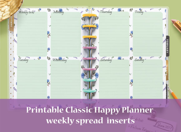 Download Weekly Spread Printable Planner - Planner Collection