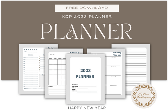 Download 2023 Monthly, Weekly and Daily Planner - Planner Collection