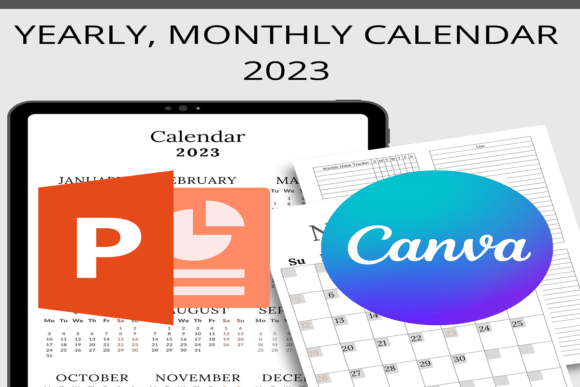 Download Canva 2023 Planner Templates PowerPoint - Planner Collection