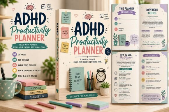 Download ADHD Productivity Planner - Planner Collection