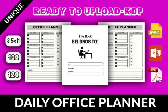 Download Daily Office Planner (KDP Interior) - Planner Collection