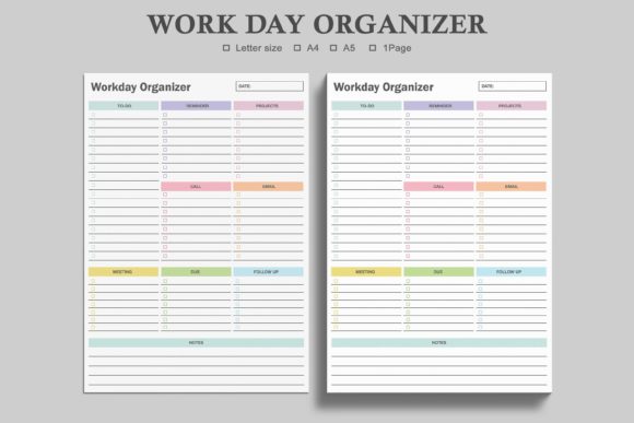 Download Work Day Organizer,Work Planner - Planner Collection