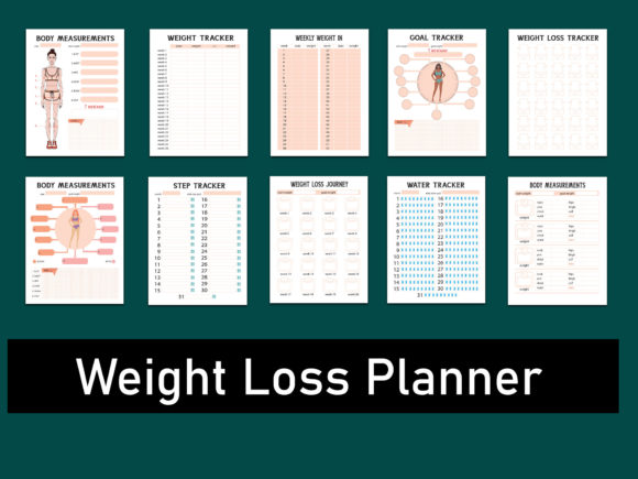 Download Weight Loss Planner Bundle - Planner Collection