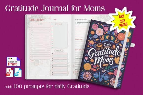 Download Gratitude Journal Planner for Moms - Planner Collection