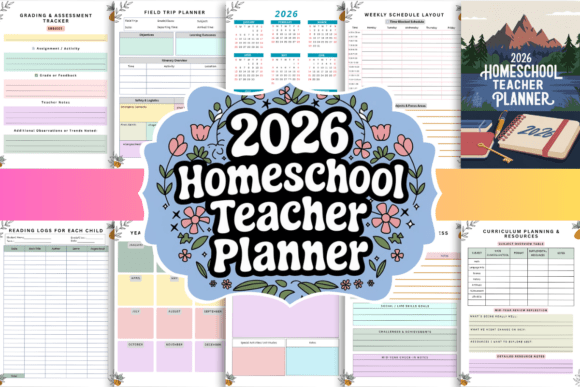 Download 2026 Homeschool Teacher Planner - Planner Collection