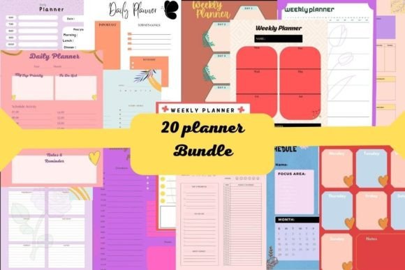 Download File Planner Bundle - Planner Collection