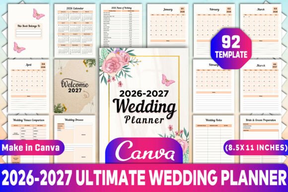 Download 2026-2027 Ultimate Wedding Planner - Planner Collection