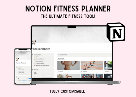 Download Notion Fitness Planner Template - Planner Collection
