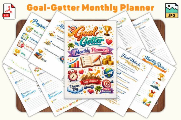 Download Goal-Getter Monthly Planner - Planner Collection