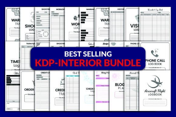 Download Best Selling Planner Bundle KDP Interior - Planner Collection