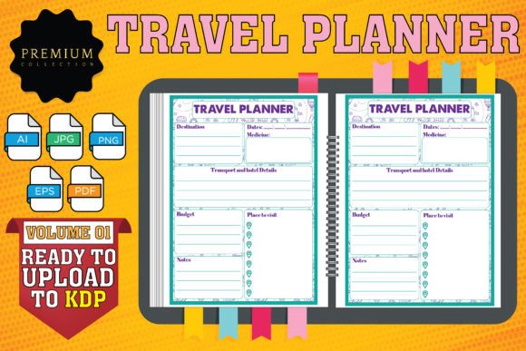 Download KDP -Tour and Travel Planner . - Planner Collection