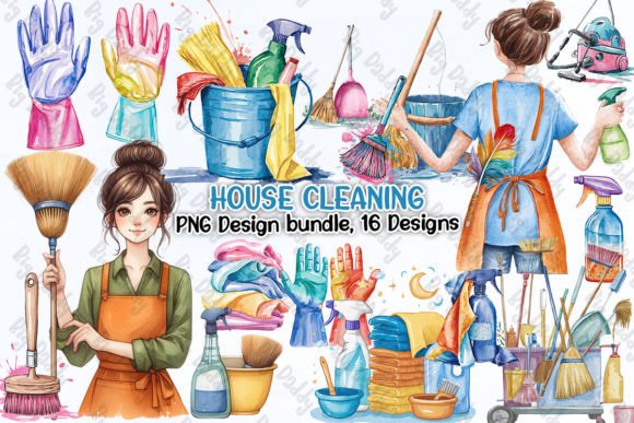 Download House Cleaning Clipart PNG - Cleaning Collection