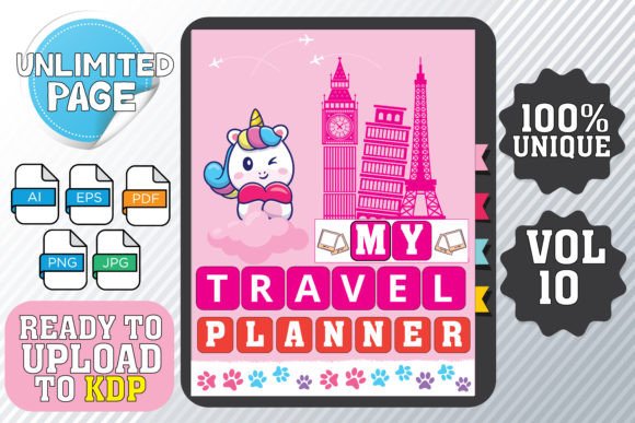 Download KDP -Tour and Travel Planner . - Planner Collection