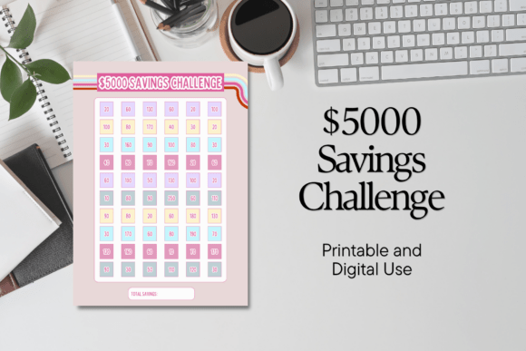 Download Money Saving Challenge Budget Planner - Planner Collection