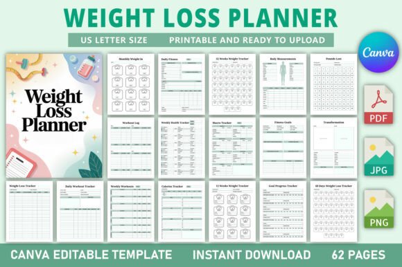 Download Editable Weight Loss Planner - Planner Collection
