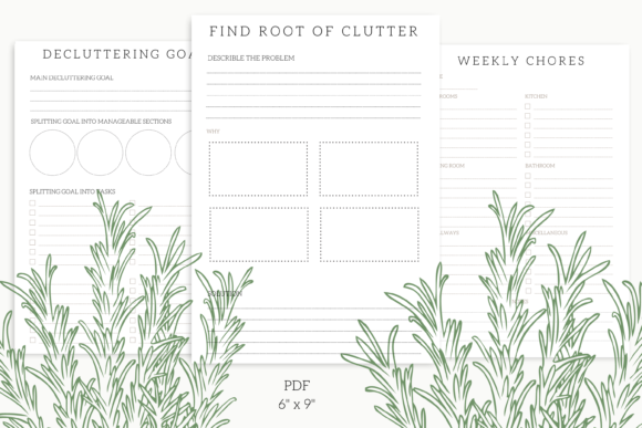 Download Decluttering &amp; Cleaning Planner - Declutter Collection