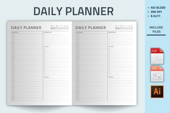Download Daily Planner Kdp Interior - Planner Collection