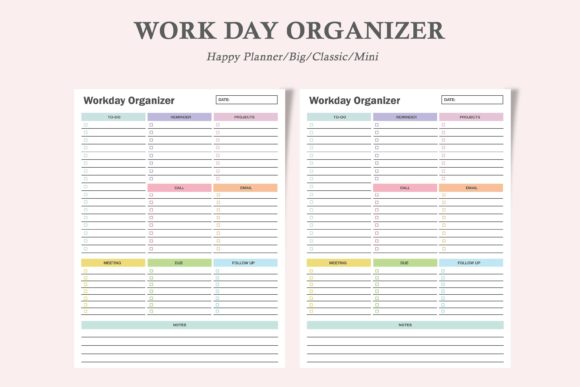 Download Work Day Organizer,Work Planner - Planner Collection
