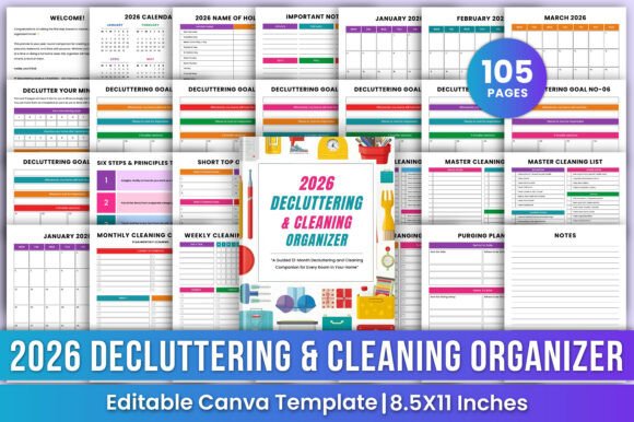 Download 2026 Decluttering &amp; Cleaning Organizer - Declutter Collection