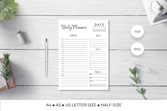 Download Daily Planner Page Inserts - Planner Collection