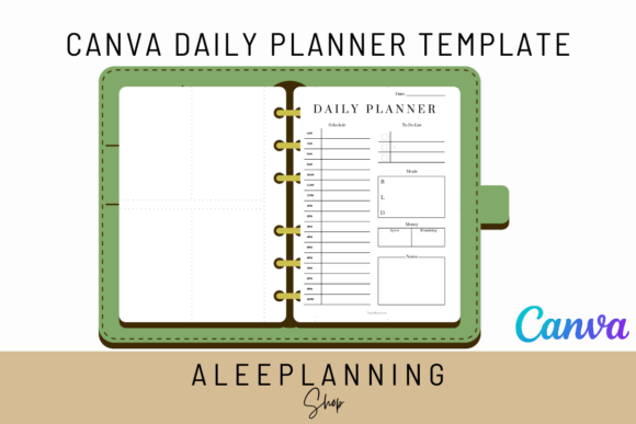 Download Canva Daily Planner Page Template - Planner Collection