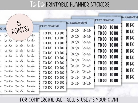 Download To Do Printable Planner Stickers - Planner Collection