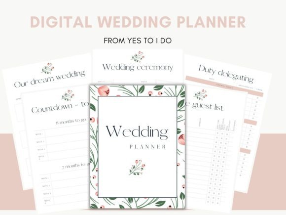 Download Wedding Planner Hyperlinked for Goodnote - Planner Collection
