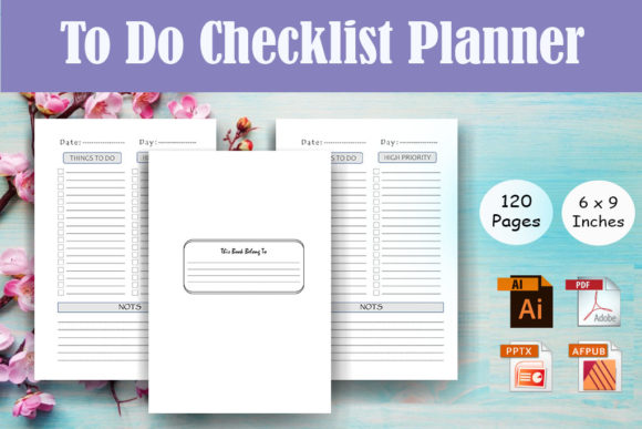 Download To Do Checklist Planner - KDP Interior - Planner Collection