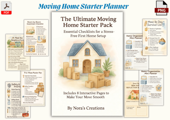 Download Moving Home Starter Planner - Planner Collection