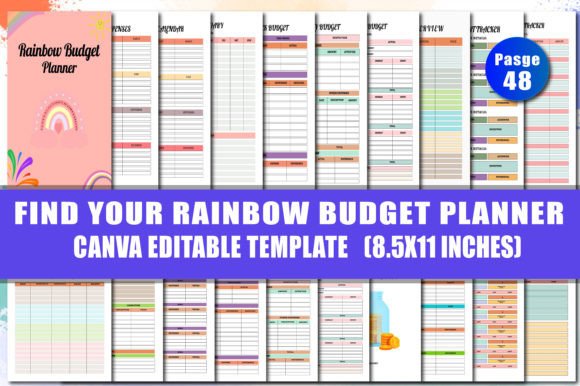 Download RAINBOW BUDGET PLANNER - Planner Collection