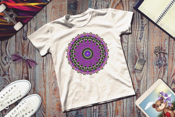 Download Colorful Mandala with Floral Shapes - Premium Resources