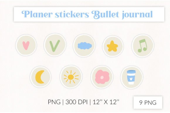 Download Planner Stickers PNG. Daily Routine - Planner Collection