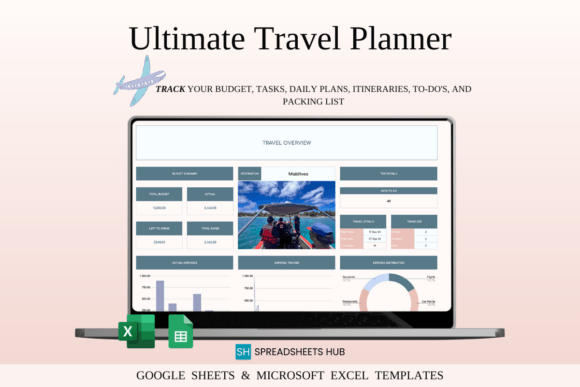Download Ultimate Travel Planner in Excel - Planner Collection