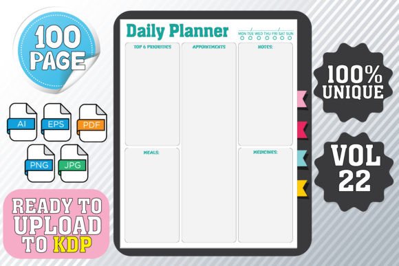 Download KDP - Daily Planner . - Planner Collection