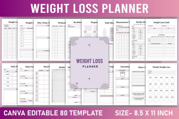 Download Editable Weight Loss Planner Planner - Planner Collection