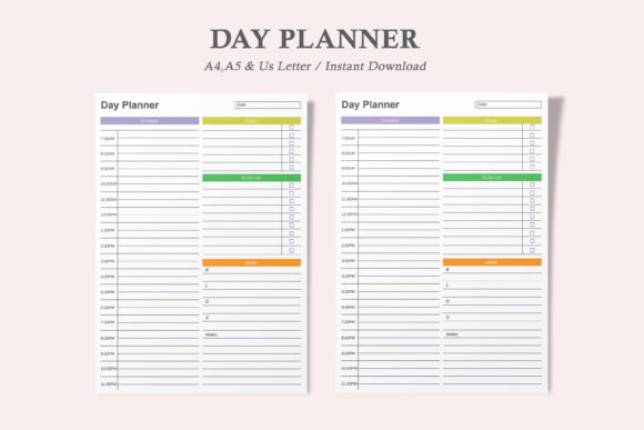 Download Hourly Planner,Daily Planner - Planner Collection