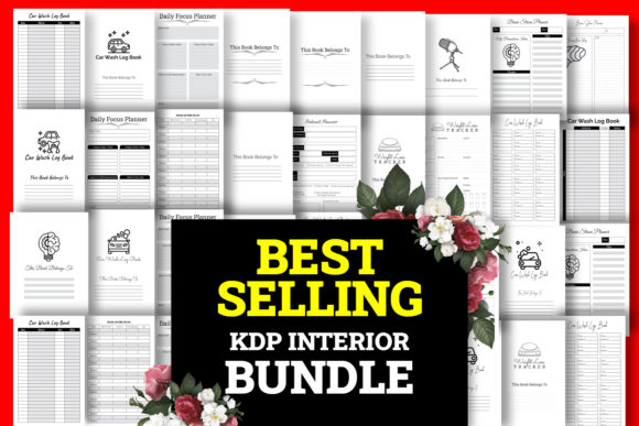 Download Best Selling Planner Bundle KDP Graphics - Planner Collection
