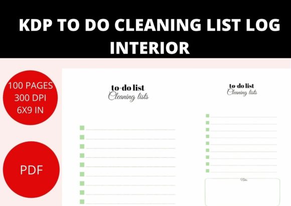 Download Kdp Cleaning Lists to Do List Interior - Cleaning Collection