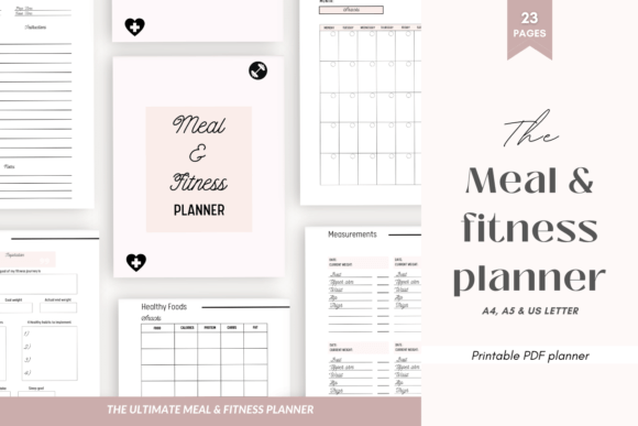 Download Health and Fitness Planner Printable - Planner Collection