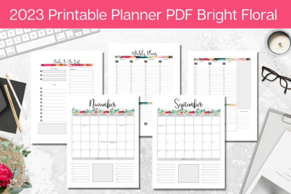 Download 2023 Planner PDF Printable Calendar - Planner Collection