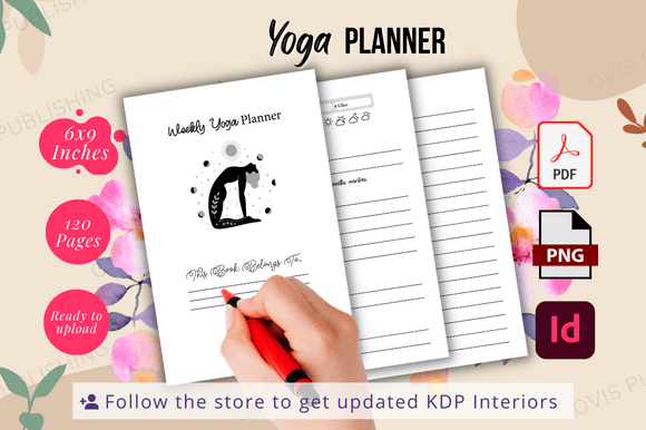 Download Daily Yoga Planner - Ready to Upload - Planner Collection