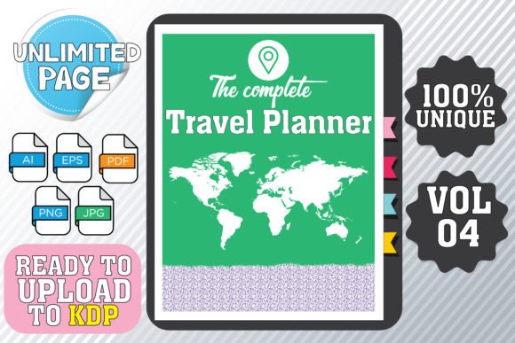 Download KDP -Tour and Travel Planner . - Planner Collection