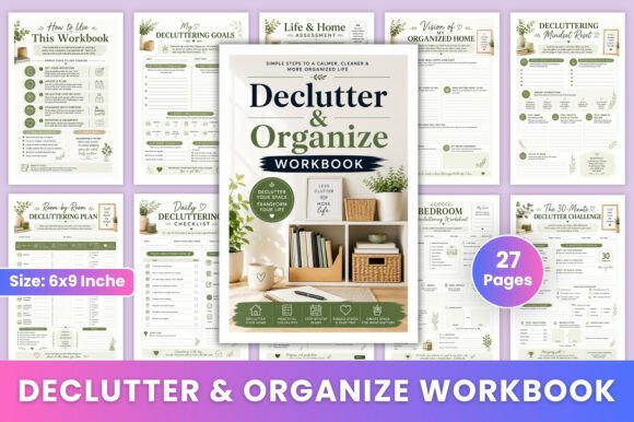 Download Declutter &amp; Organize Workbook - Declutter Collection